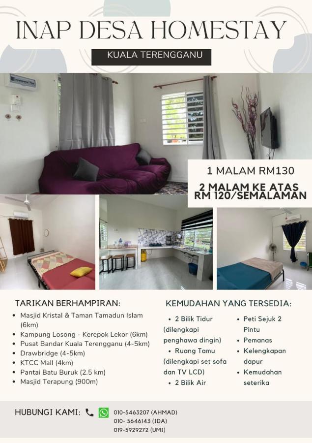 Inap Desa Homestay Batu Buruk Kuala Terengganu Exterior photo